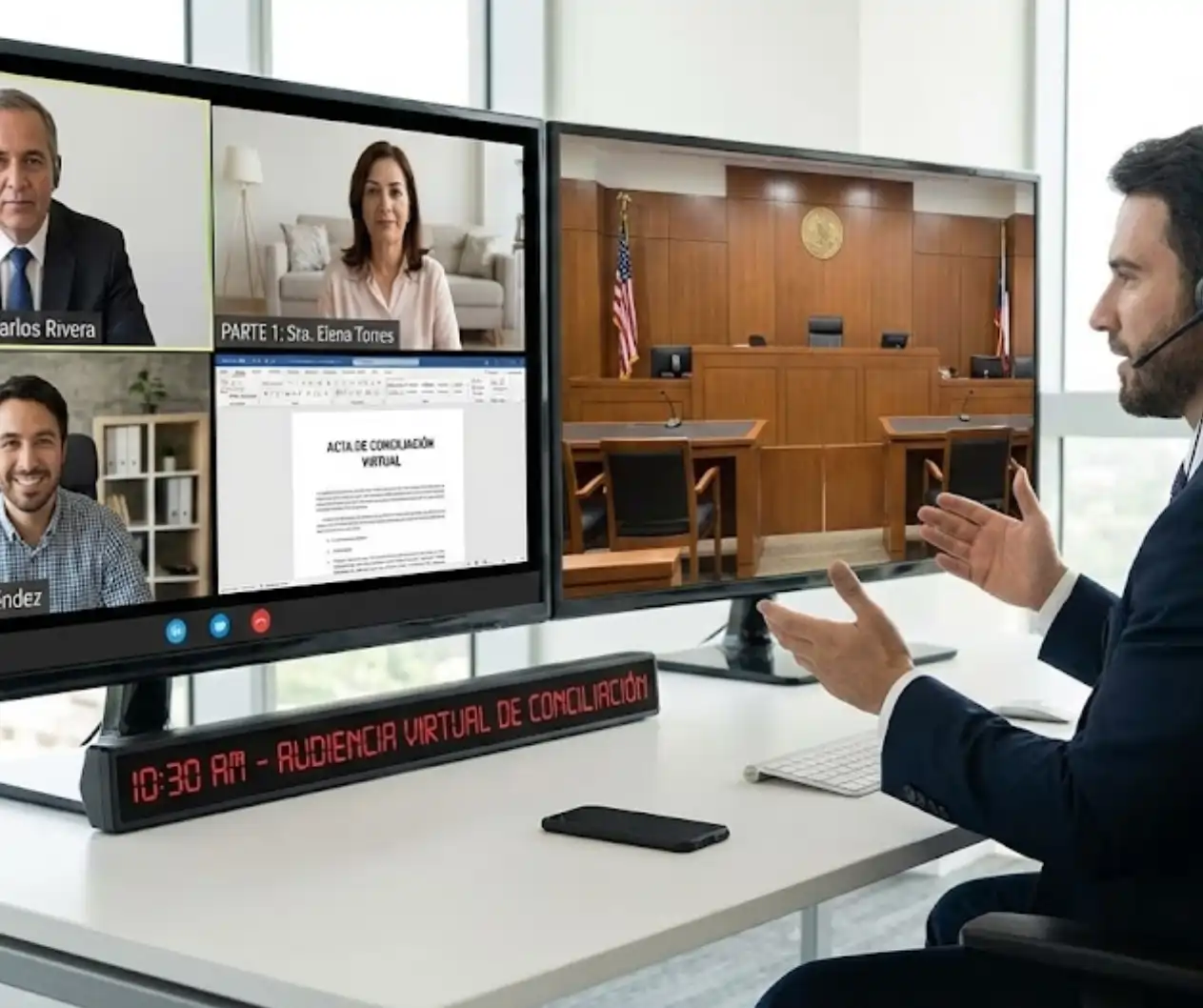 Audiencia Virtual de conciliacion